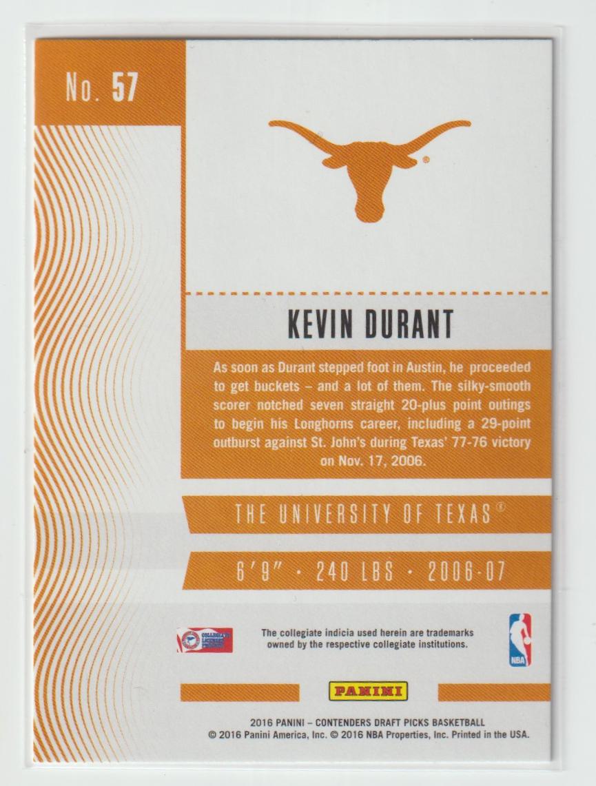 057 Kevin Durant - Texas Longhorns