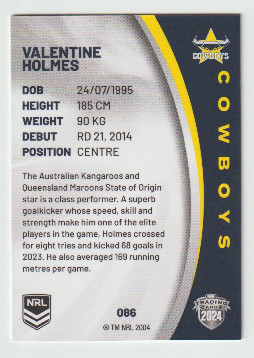 086 VALENTINE HOLMES