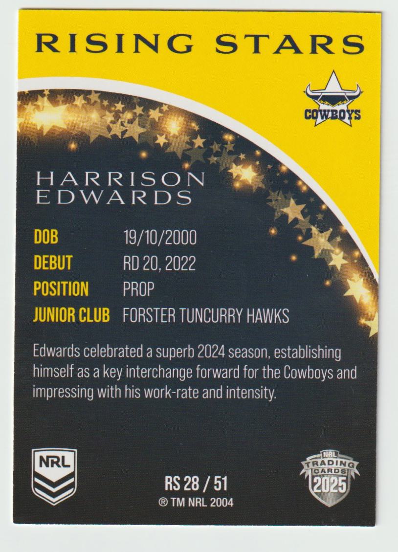 Rising Stars RS 028 COWBOYS HARRISON EDWARDS