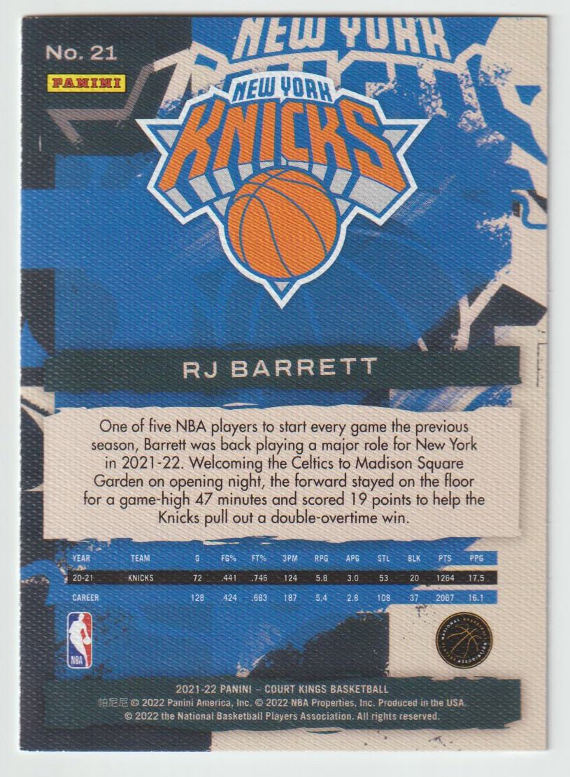 021 RJ Barrett - New York Knicks