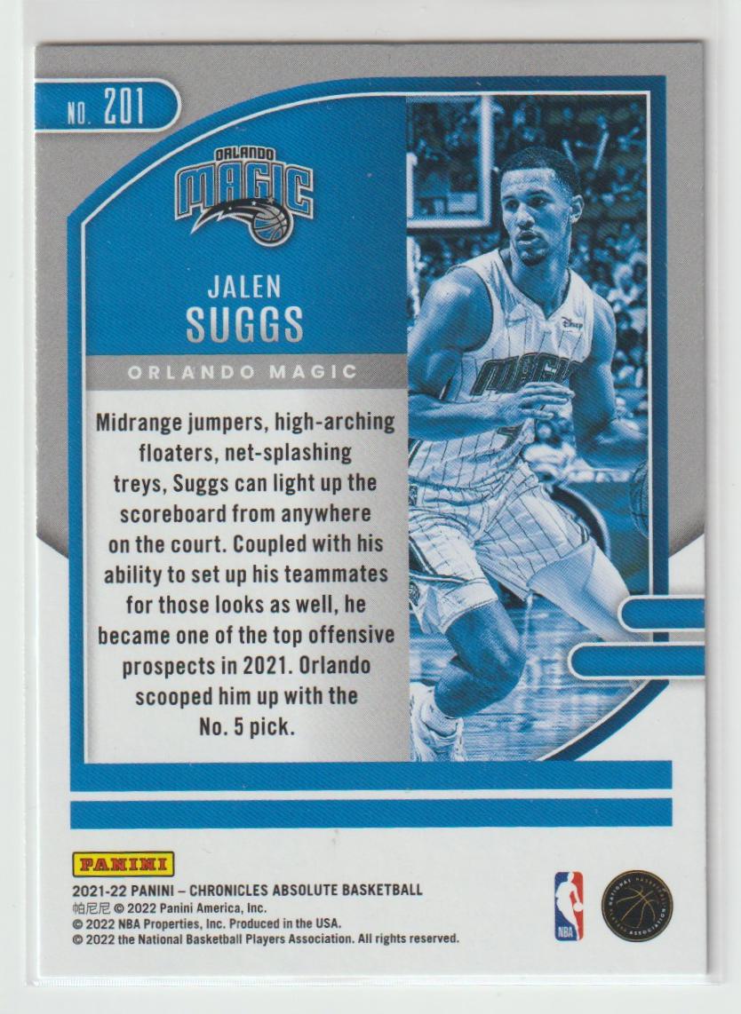 201 Jalen Suggs - Orlando Magic Bronze