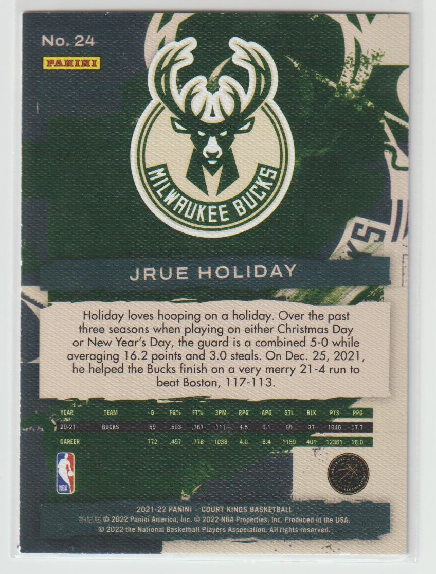 024 Jrue Holiday - Milwaukee Bucks