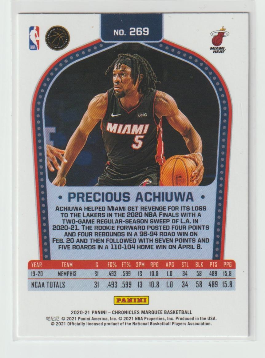 269 Precious Achiuwa - Miami Heat
