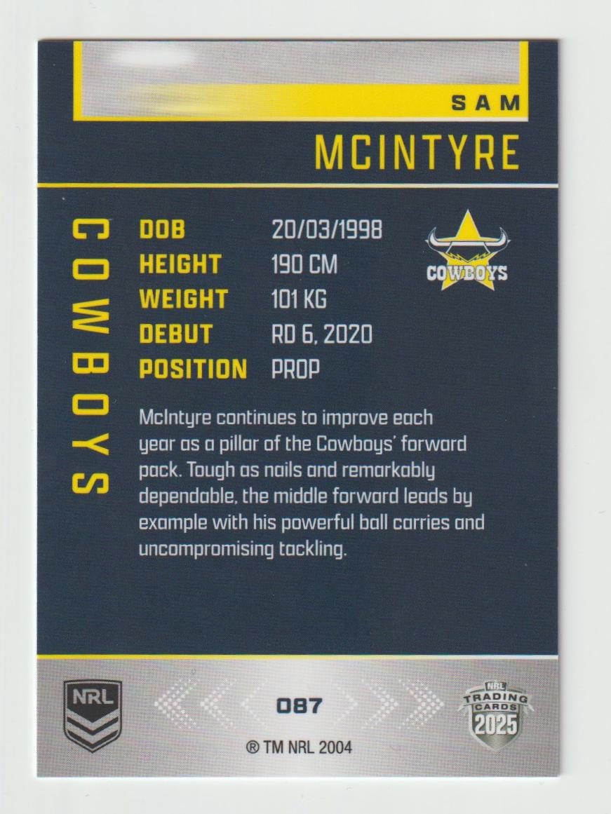 087 SAM MCINTYRE