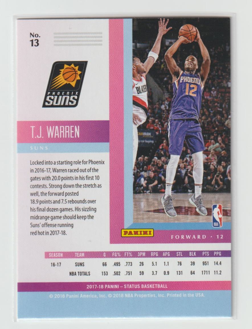 013 T.J. Warren - Phoenix Suns