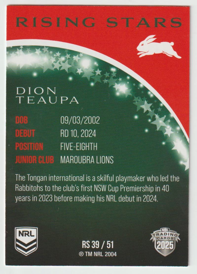 Rising Stars RS 039 RABBITOHS DION TEAUPA