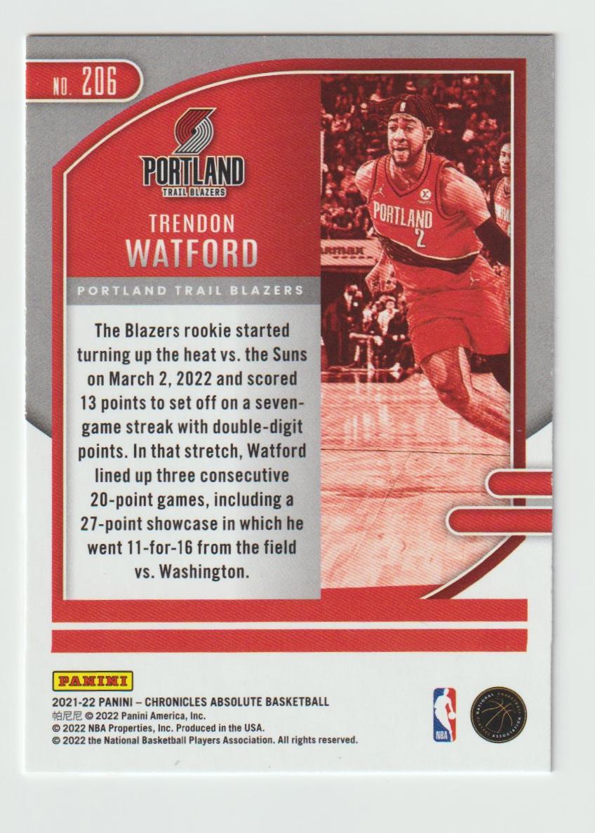 206 Trendon Watford - Portland Trail Blazers