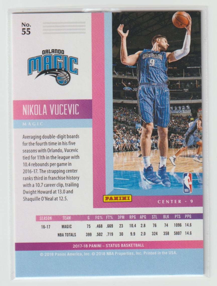 055 Nikola Vucevic - Orlando Magic Gold 2/10