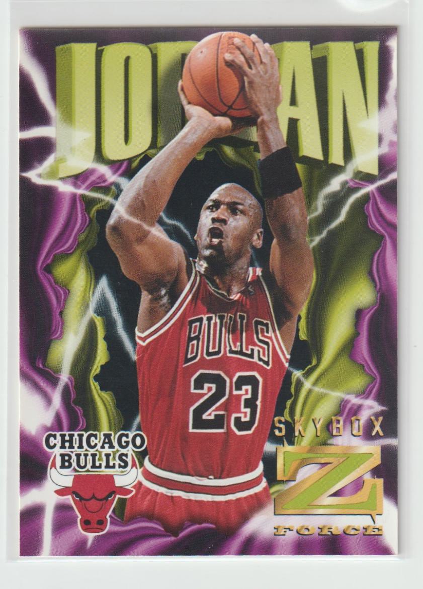 011 Michael Jordan Chicago Bulls Z-Cling Sticker Card