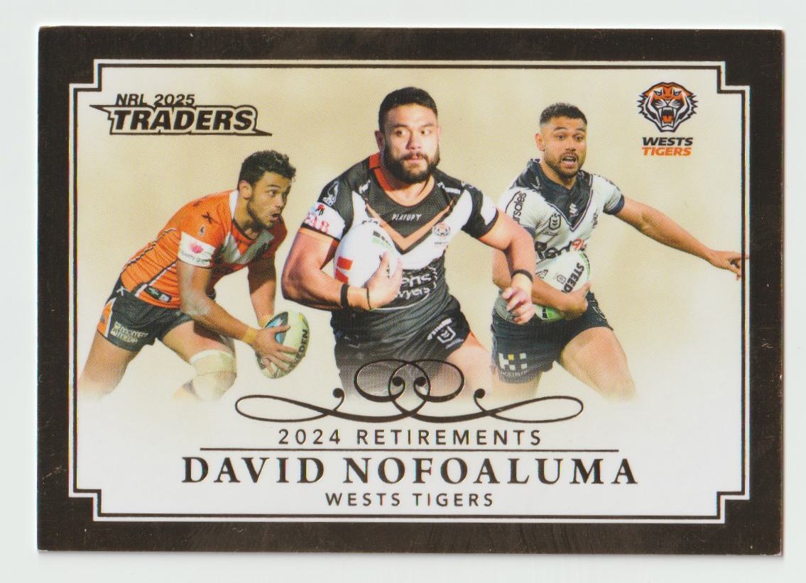 Retirements R 011 Tigers DAVID NOFOALUMA