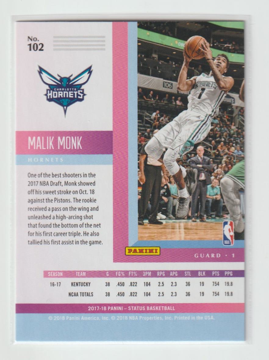 102 Malik Monk - Charlotte Hornets