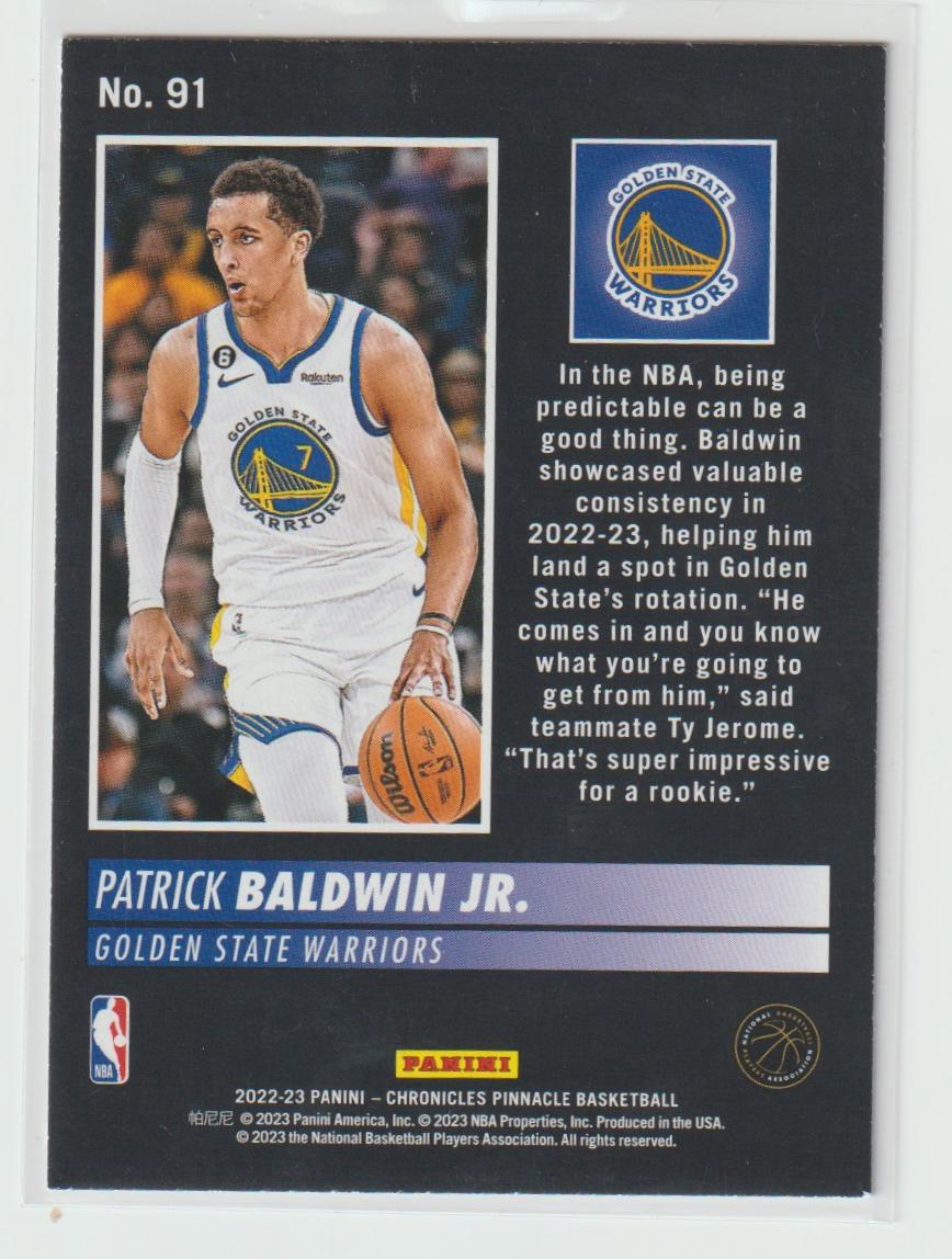 091 Patrick Baldwin Golden State Warriors