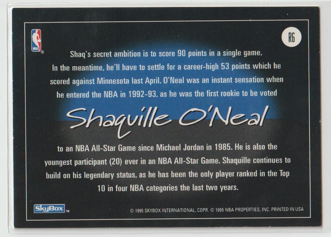 Revolution R6 Shaquille O'Neal Orlando Magic