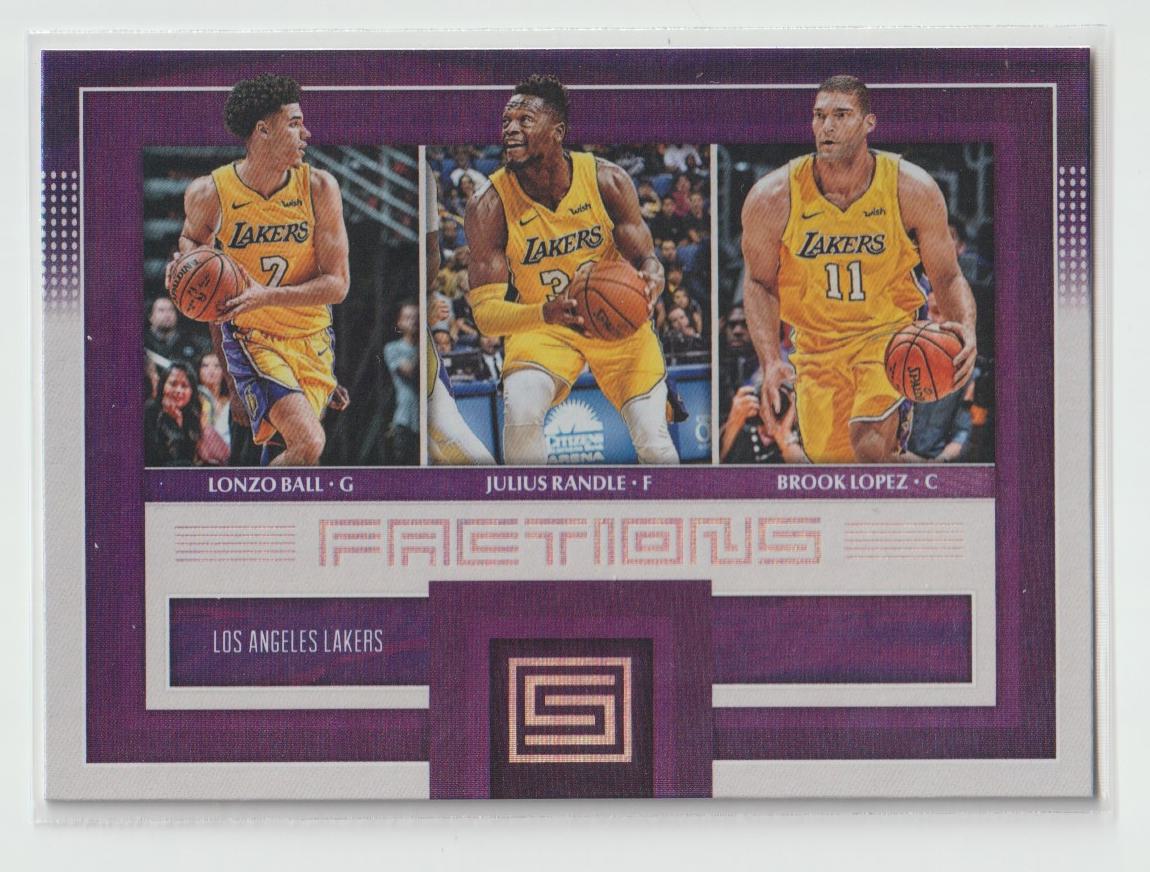 Factions 12 Brook Lopez, Julius Randle, Lonzo Ball - Los Angeles Lakers