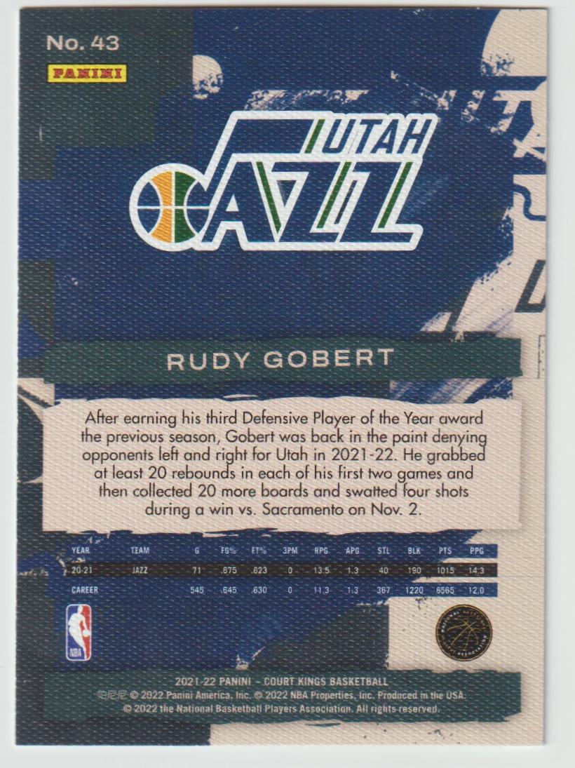 043 Rudy Gobert - Utah Jazz