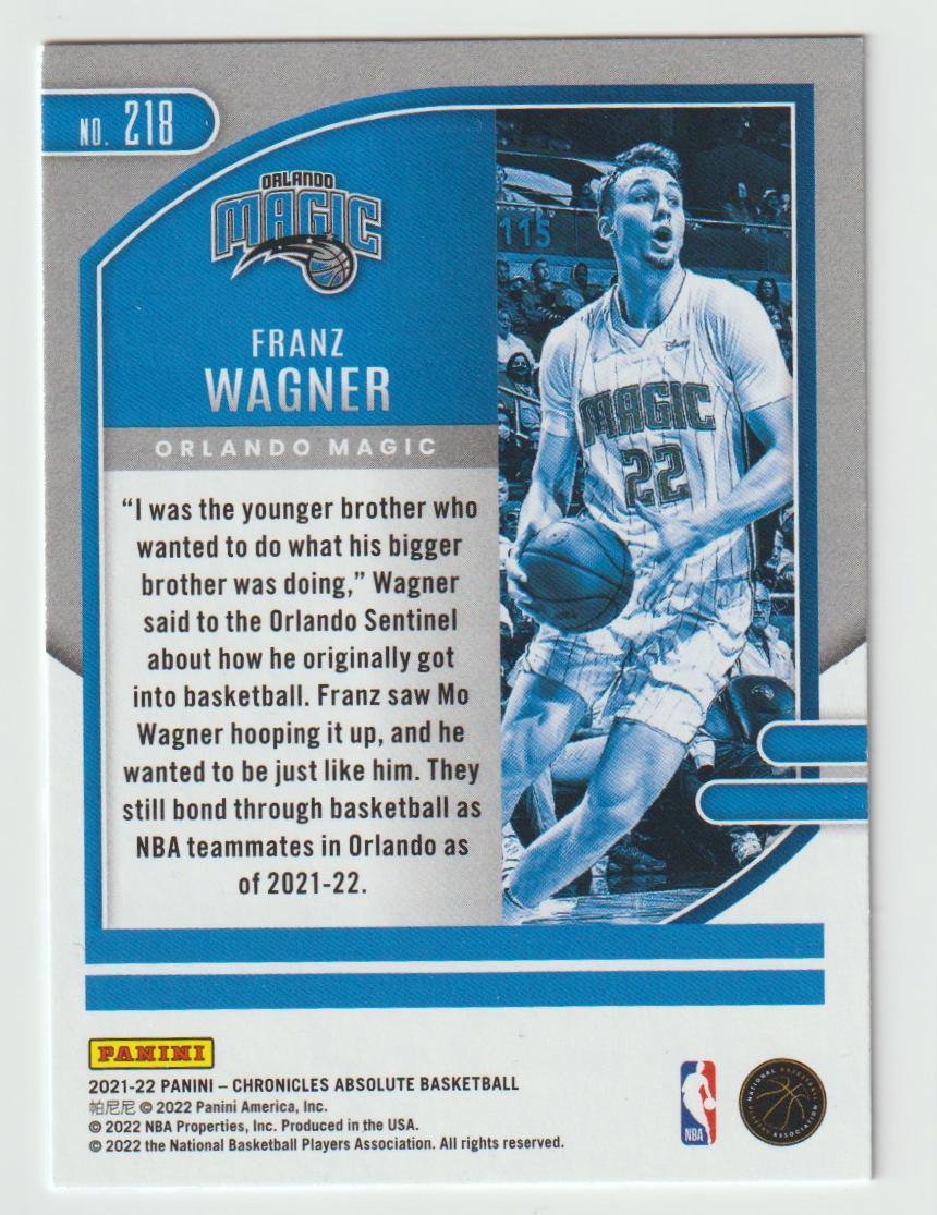 218 Franz Wagner - Orlando Magic