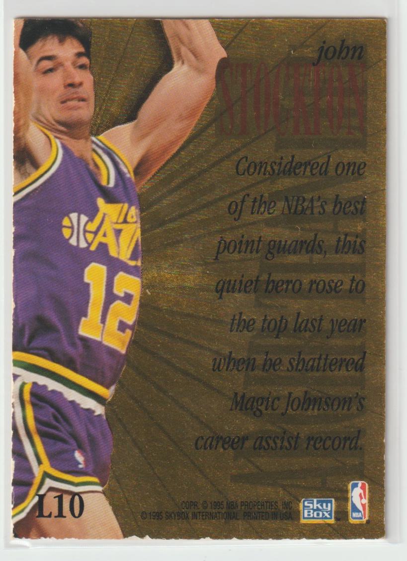 Larger Than Life L10 John Stockton Utah Jazz