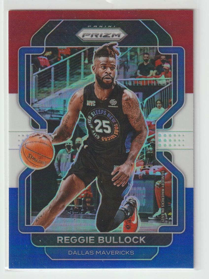 180 Reggie Bullock - Dallas Mavericks Red White Blue Prizm