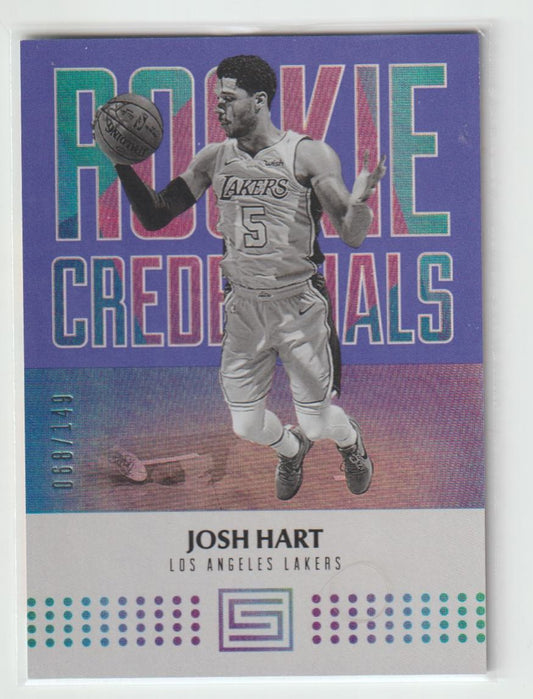Rookie Credentials 2 Josh Hart - Los Angeles Lakers Purple 68/149
