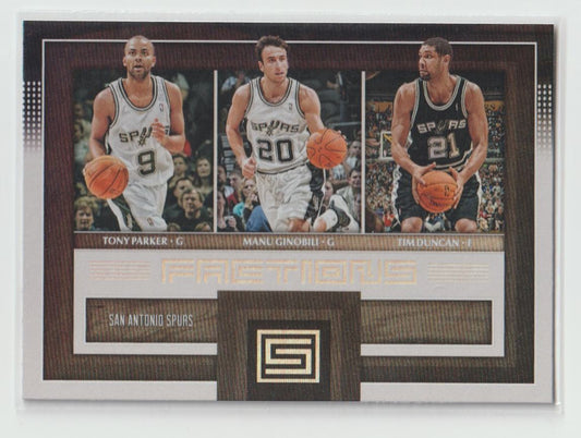 Factions 24 Manu Ginobili, Tim Duncan, Tony Parker - San Antonio Spurs
