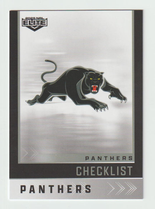 100 PANTHERS CHECKLIST