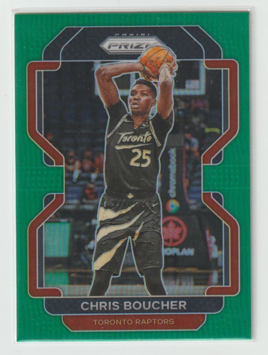 182 Chris Boucher - Toronto Raptors Green Prizm