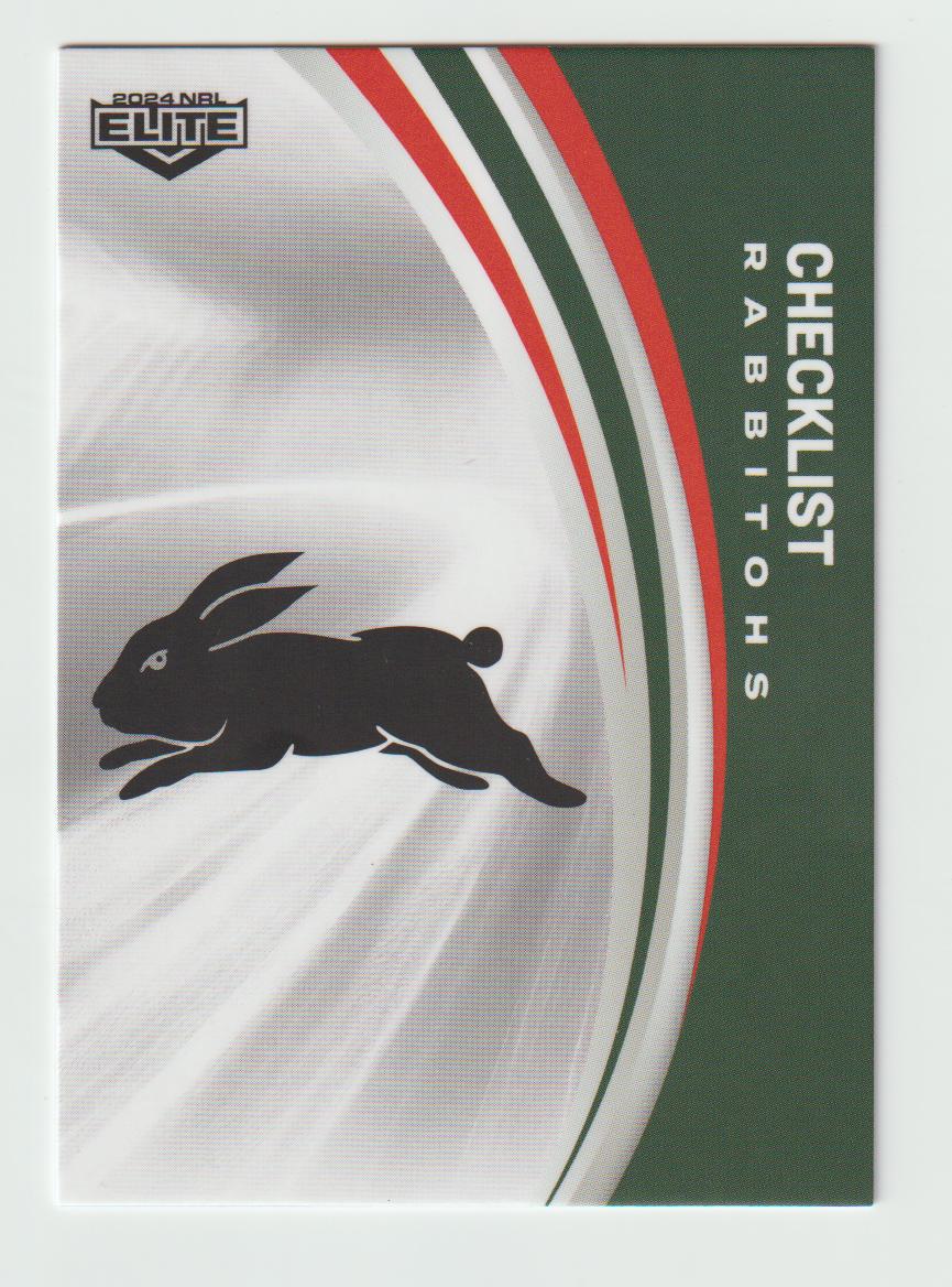 109 RABBITOHS CHECKLIST