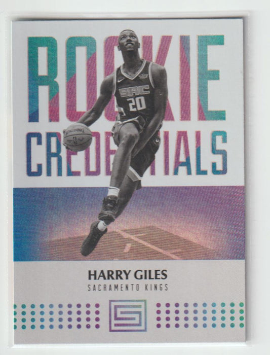 Rookie Credentials 24 Harry Giles - Sacramento Kings