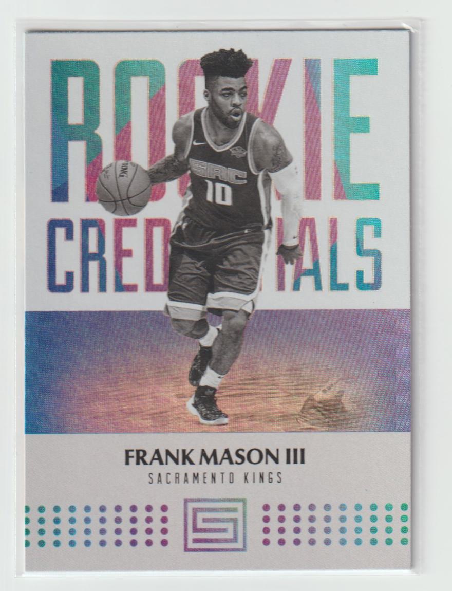 Rookie Credentials 28 Frank Mason III - Sacramento Kings