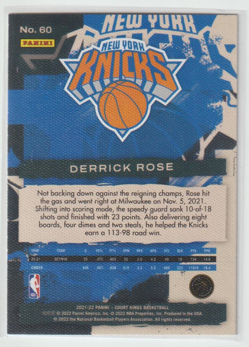 060 Derrick Rose - New York Knicks