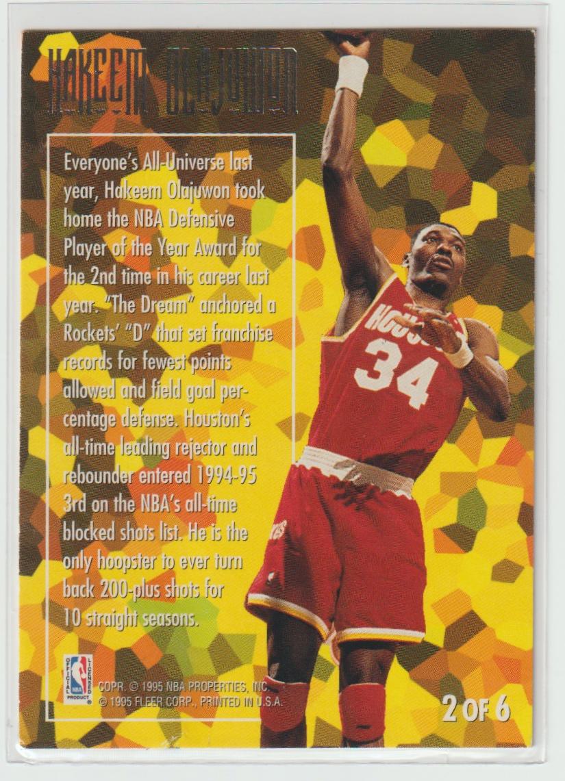 Defensive Gems 2 Hakeen Olajuwon Houston Rockets