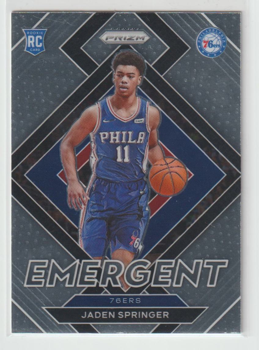 Emergent 26 Jaden Springer - Philadelphia 76ers