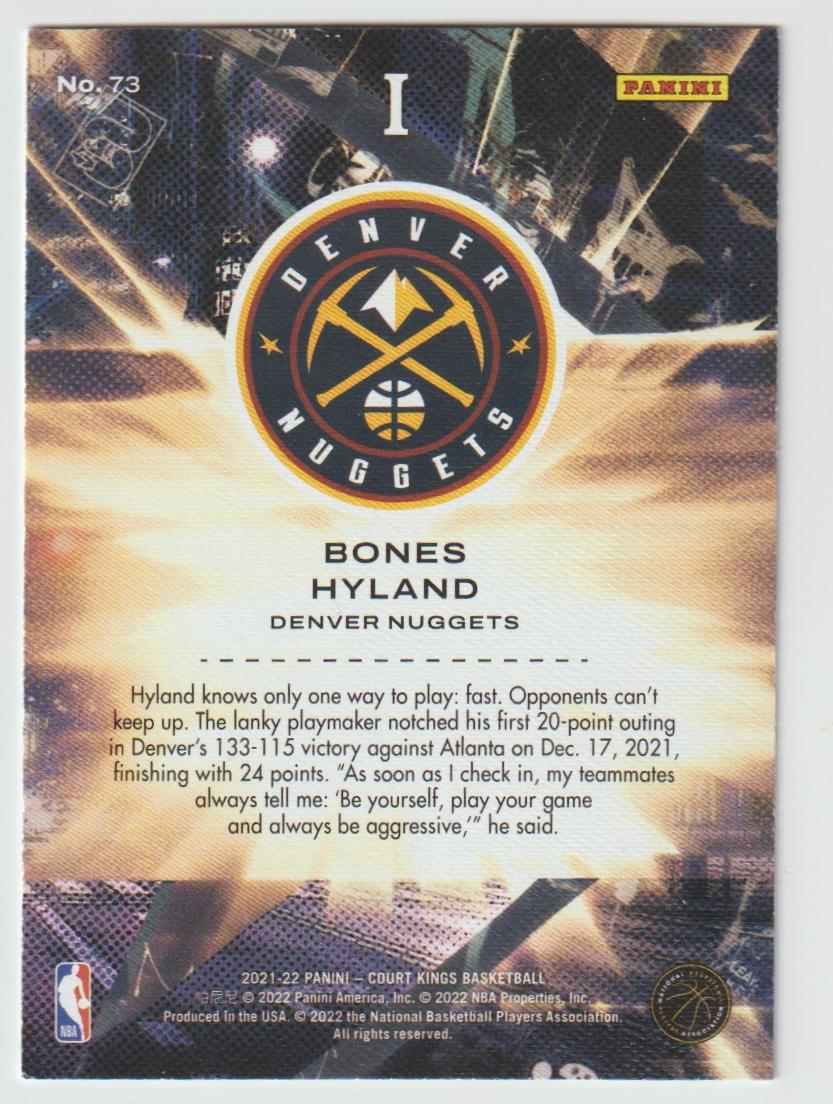 073 Bones Hyland - Denver Nuggets Rookies I