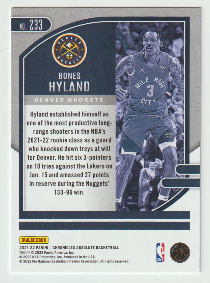 233 Bones Hyland - Denver Nuggets