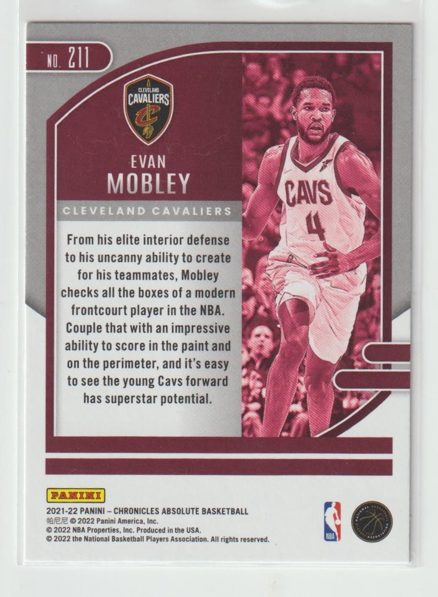 211 Evan Mobley - Cleveland Cavaliers Green