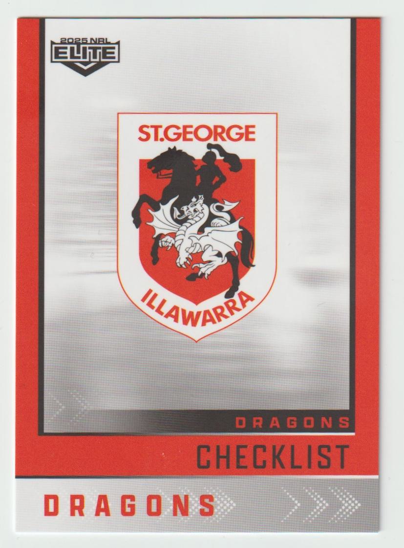 118 DRAGONS CHECKLIST