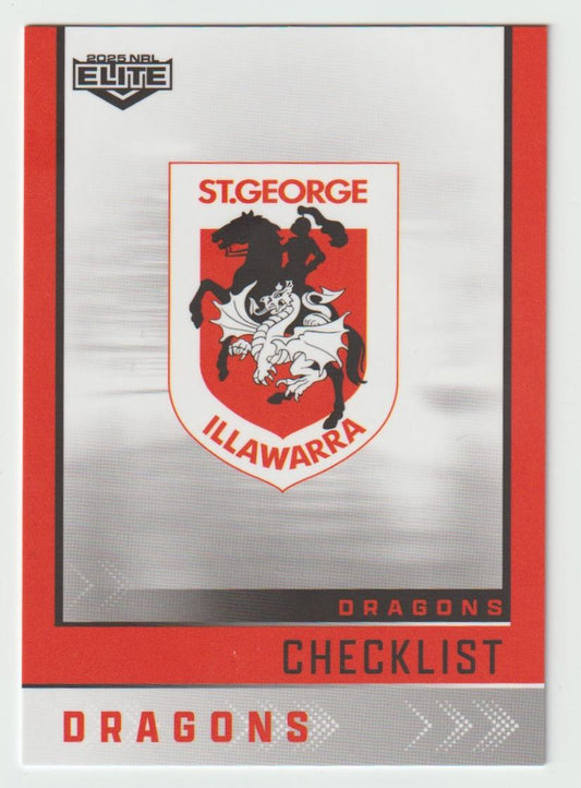 118 DRAGONS CHECKLIST