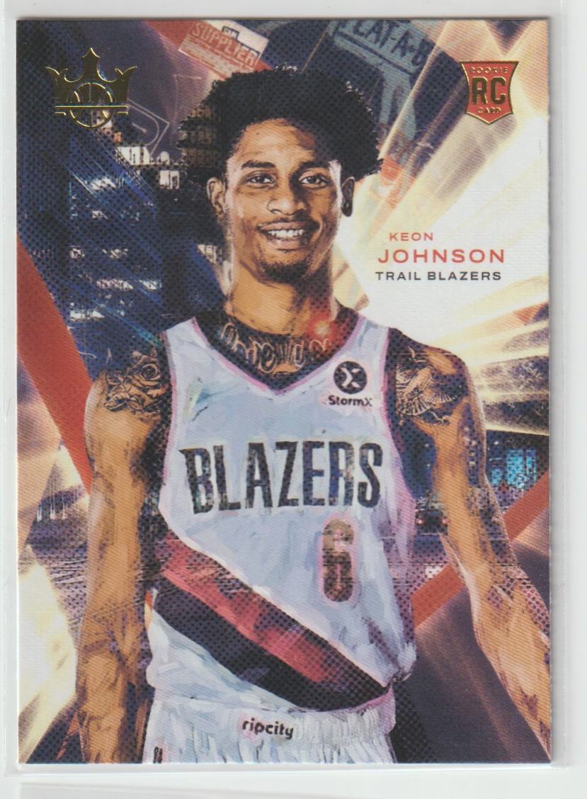 090 Keon Johnson - Portland Trail Blazers Rookies I