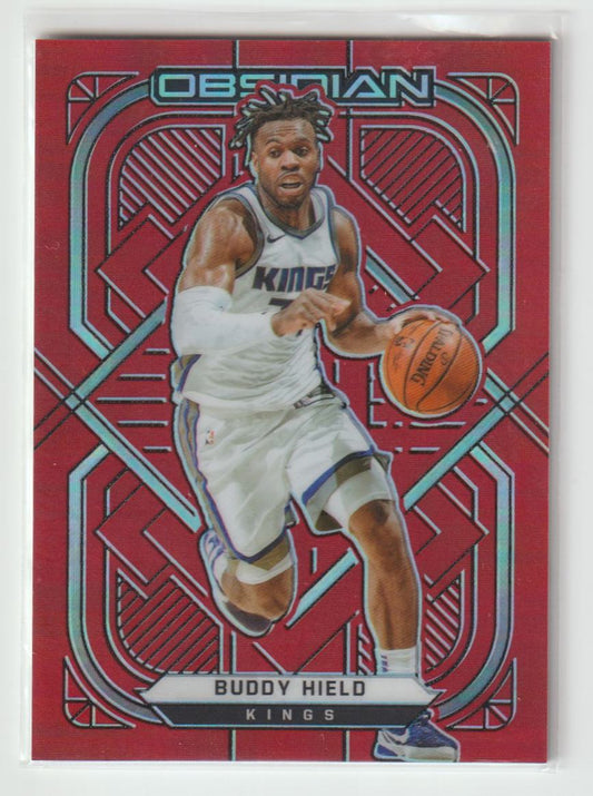 080 Buddy Hield - Sacramento Kings Red Flood