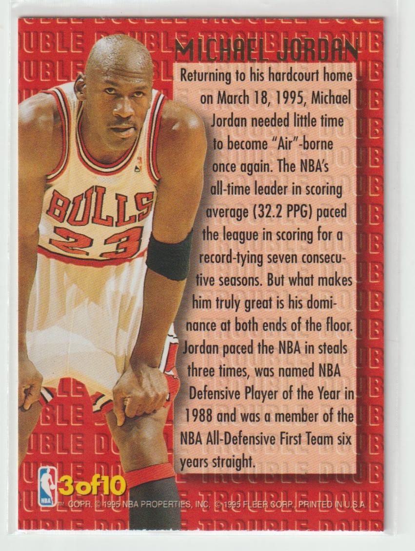 Double Trouble 3 Michael Jordan Chicago Bulls