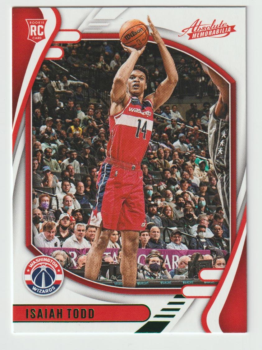 226 Isaiah Todd - Washington Wizards Green