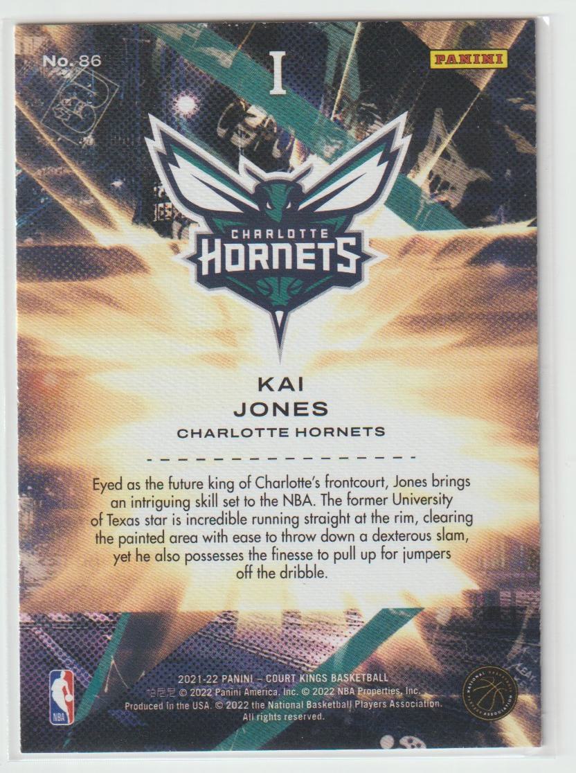 086 Kai Jones - Charlotte Hornets Rookies I