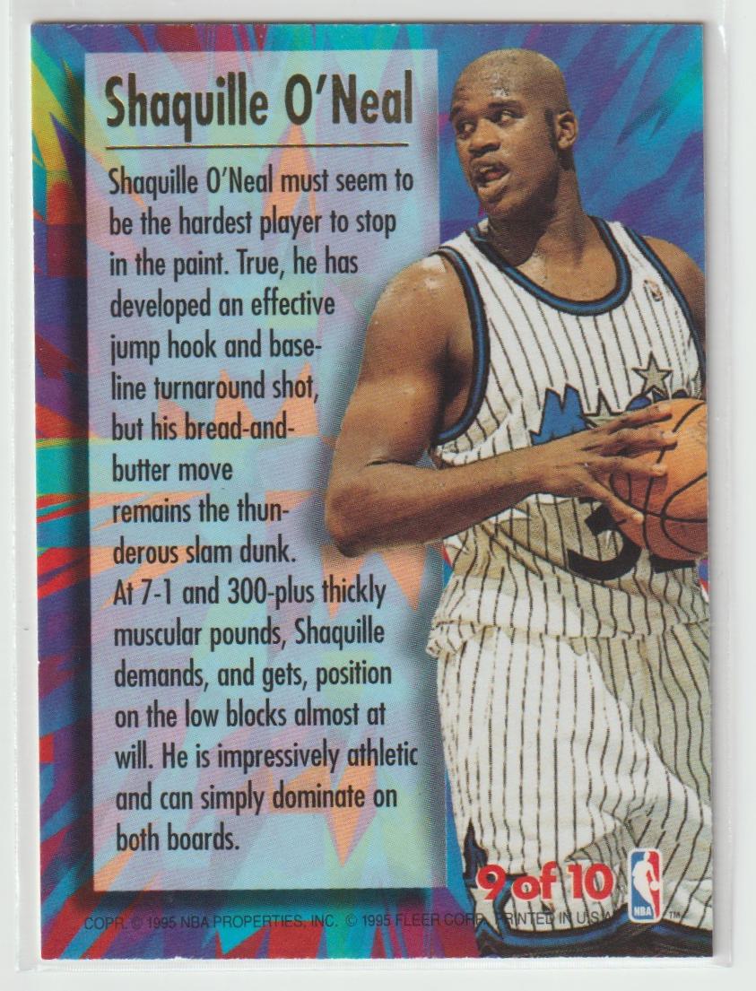Ultra Power 9 Shaquille O'Neal Orlando Magic