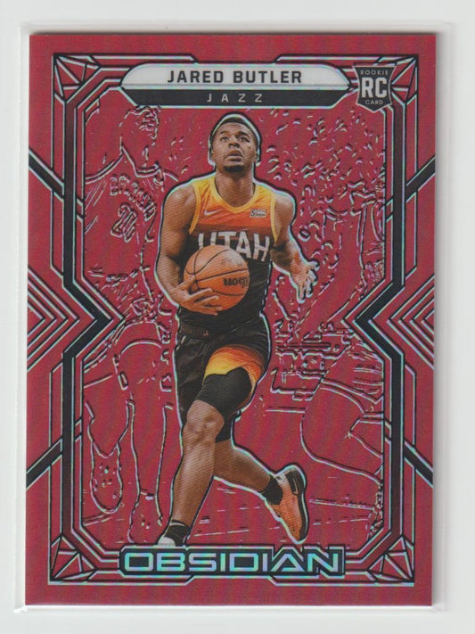 180 Jared Butler Utah Jazz Red Flood
