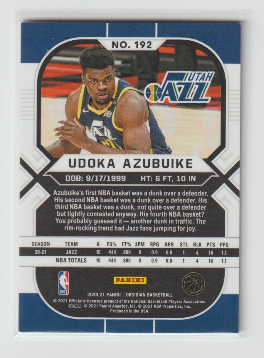 192 Udoka Azubuike - Utah Jazz Red Flood