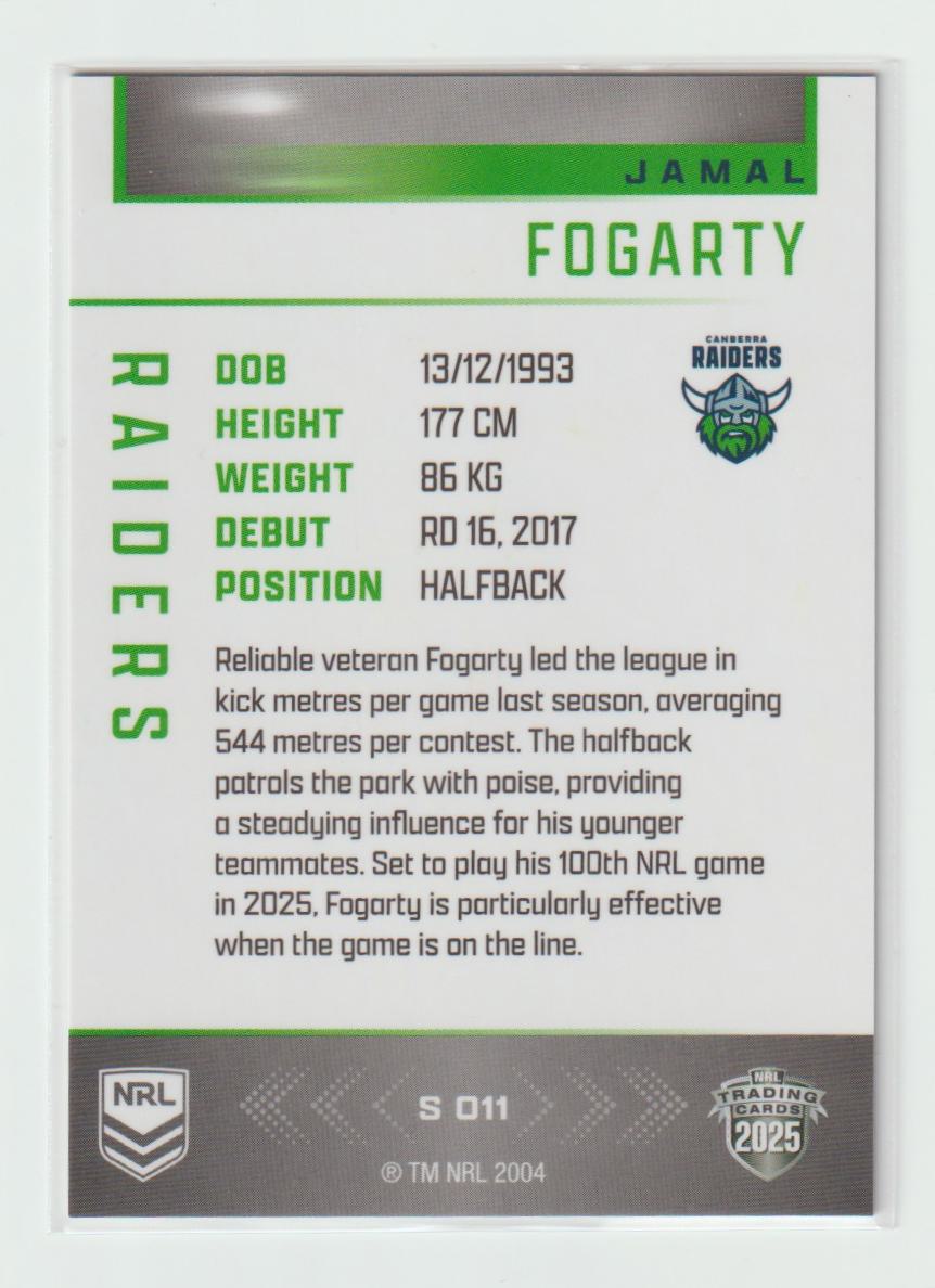 S011 JAMAL FOGARTY