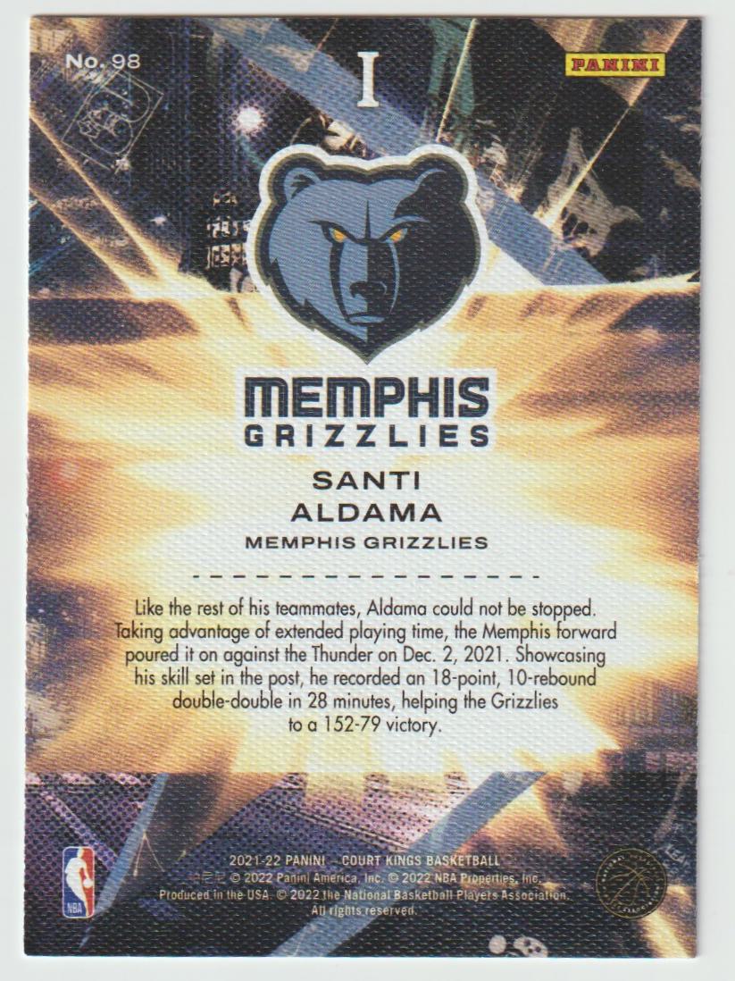 098 Santi Aldama - Memphis Grizzlies Rookies I