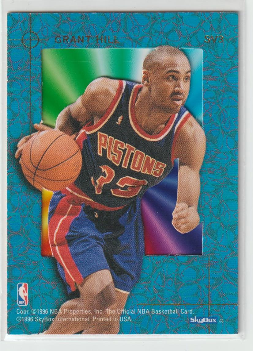 1995/96 NBA Hoops Skyview Complete set of 10 cards