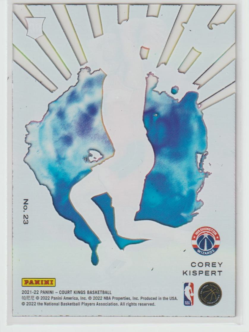 Acetate Rookies 023 Corey Kispert - Washington Wizards