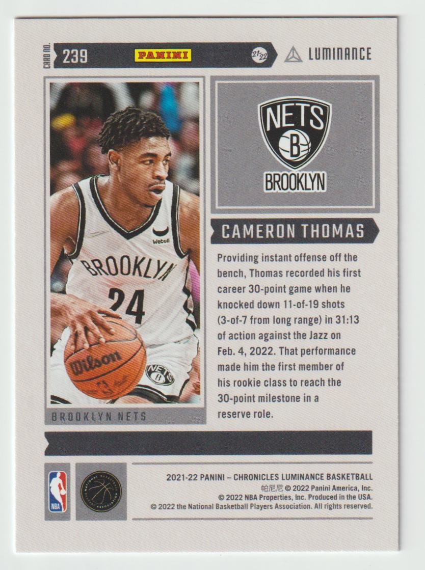 239 Cameron Thomas - Brooklyn Nets